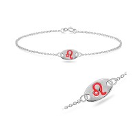 Leo Silver Bracelet BRS-147